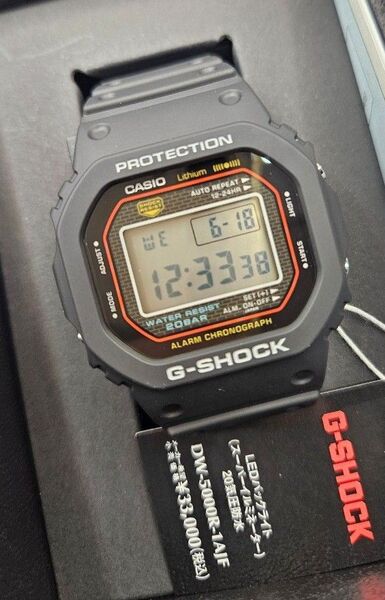 【新品未使用】G-SHOCK DW-5000R-1AJF 初代復刻モデル