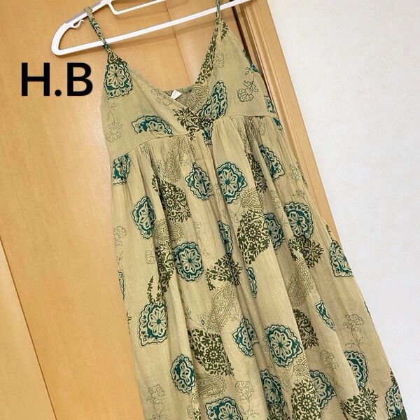 H.B HYBRID HANBAI アジアン系 ワンピース