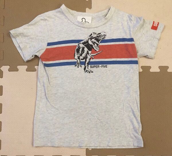 スーパーファイブ 恐竜Tシャツ サイズM 120〜130cm