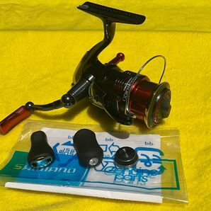 シマノ 09 セフィア C3000S Sephia 夢屋 ヴァンキッシュ V-2500 PE0820 希少 スプール付 OH済み