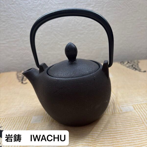 IWACHU 岩鋳 急須 マロン こげ茶色 南部鉄 teapot ミニ鉄瓶 南部鉄器 金属工芸 日本製