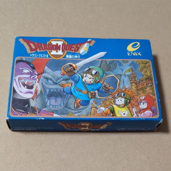 説明書欠品 ドラゴンクエストII ファミコン FC 悪霊の神々 エニックス レトロゲーム ドラクエ