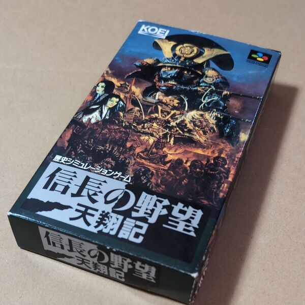 箱説あり 信長の野望・天翔記 光栄 スーパーファミコン SFC レトロゲーム マップ欠品