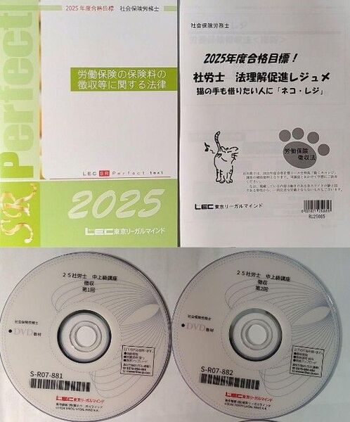 LEC 社労士 中上級 2025年 現行最新 椛島先生 DVD 労働保険徴収法