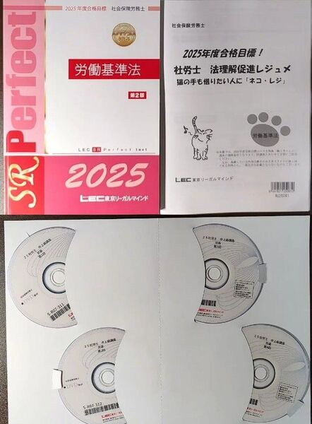 LEC 社労士 中上級 2025 現行最新 椛島先生 DVD 労働基準法