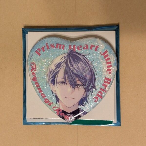 にじさんじ 小柳ロウ Prism Heart June Bride ジューンブライド ジュンブラ ハート 缶バッジ