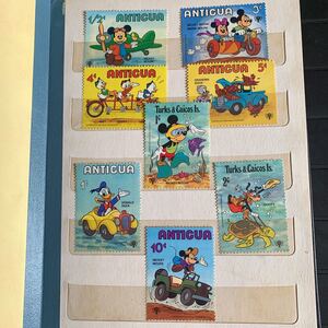 ディズニー切手8枚