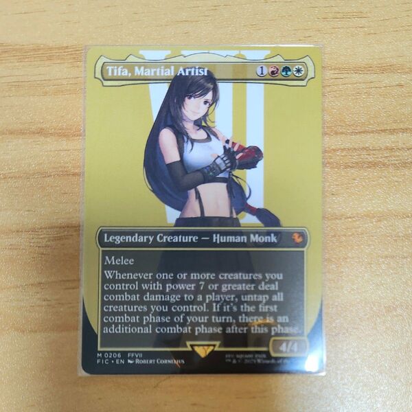 格闘家、ティファ 英語版 ボーダーレス MTG FFコラボ FF7 統率者デッキ Tifa, Martial Artist