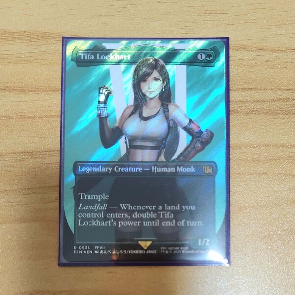 ティファ・ロックハート 英語版 サージFoil MTG FFコラボ FF7 上陸デッキ コレクターブースター産