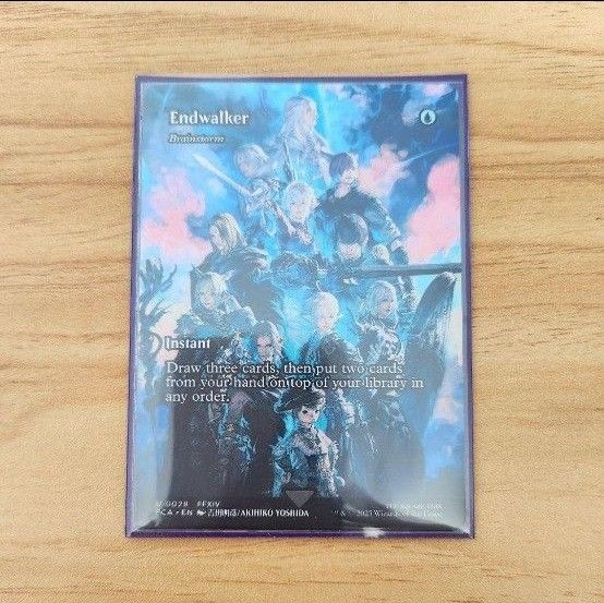 Endwalker 暁月のフィナーレ 英語版 ボーダーレス MTG FFコラボ 渦巻く知識 継承史