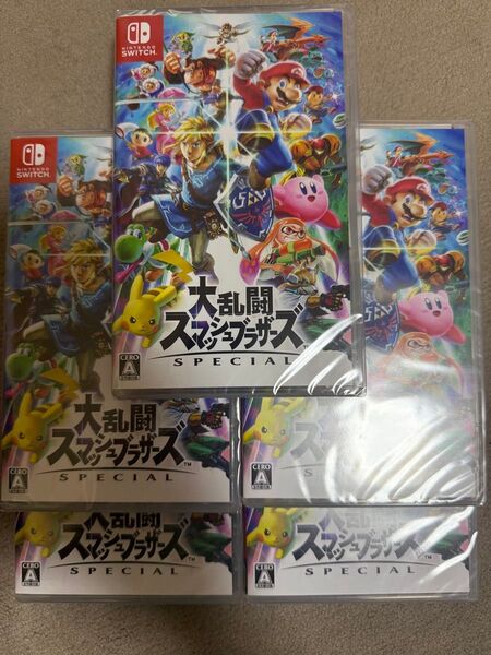 【Switch】 大乱闘スマッシュブラザーズ SPECIAL 5本セット