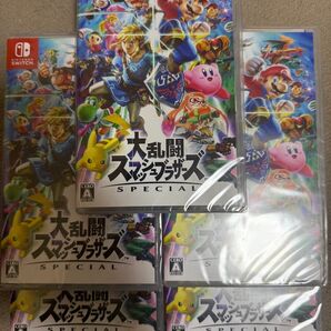 【未使用未開封シュリンク付き】 大乱闘スマッシュブラザーズ SPECIAL switch 5本セット