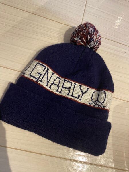 GNARLY ナーリー ニットキャップ ビーニー ニット帽 ぽんぽん レア商品