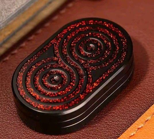 磁気 血塔 金属 EDC フィジェットトイ マグネティックスライダー 新品 赤