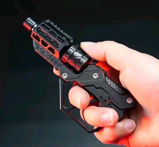 QT-3000 銃型 金属製 フィジェットトイ ブラック リボルバーガンタイプ 新品未開封