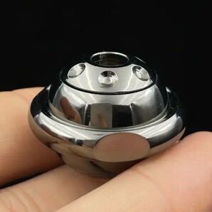 新品 フィジェットトイ EDC ハンドスピナー スライダー 金属製 メタルアッシュ