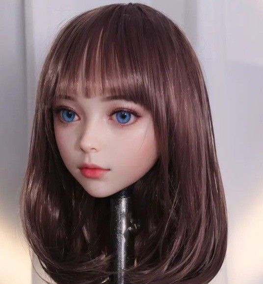 新品 等身大ドールヘッド TPE製 カスタム用リアル仕様 M16ボルト アッシュ マネキン