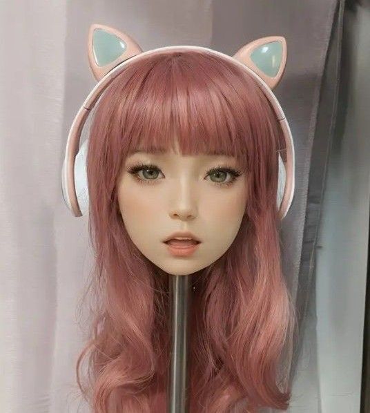 新品ドールヘッド 等身大 リアルドール シリコン TPE M16ボルト マネキン