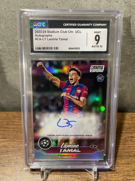 2023-24 Topps Stadium Club UCL ヤマル RC Auto Lamine Yamal