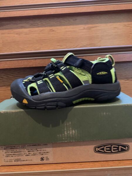 keen サンダル 子供 キッズ 靴 17cm ブラック