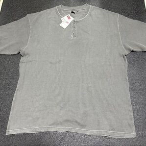 EDWIN メンズ ワッフルヘンリーティーシャツ GTE268(L)