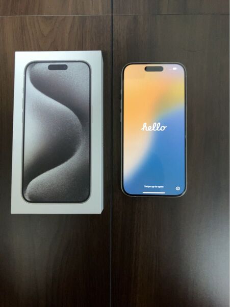 ◆2025/3月購入 iPhone15pro 本体 ケース、カメラカバー、フィルム付属 バッテリー100% ホワイトチタニウム