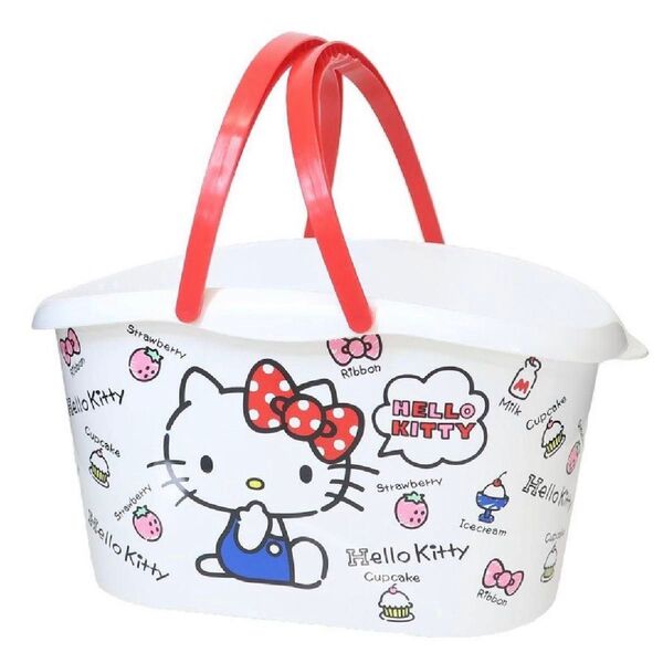 【新品】キティ 収納かご バスケット 収納ケース