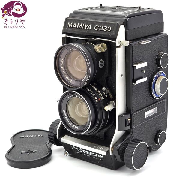 マミヤ C330 プロフェッショナル 二眼レフカメラ MAMIYA-SEKOR F4.5 55㎜ レンズ 動作未確認 現状品