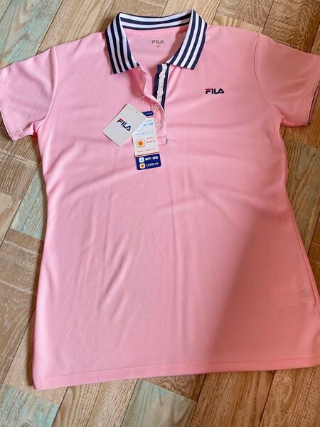 FILA ポロシャツ ピンク レディース Oサイズ 未使用 S〜Mサイズ