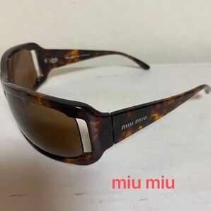 miumiu サングラス ブラウン べっ甲柄 ミュウミュウ