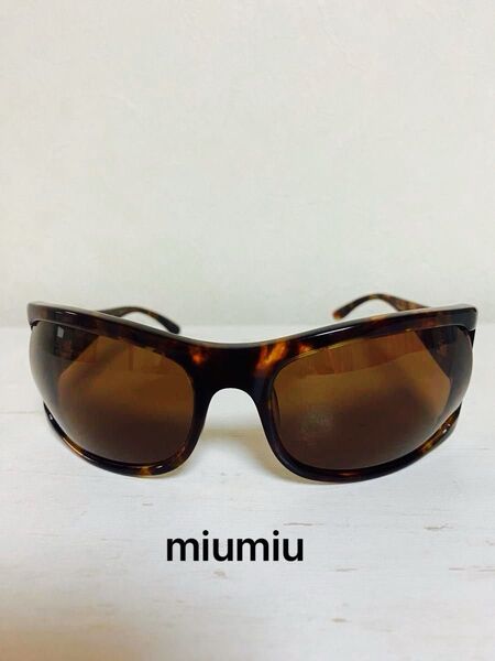 miumiu サングラス ブラウン べっ甲柄 ミュウミュウ