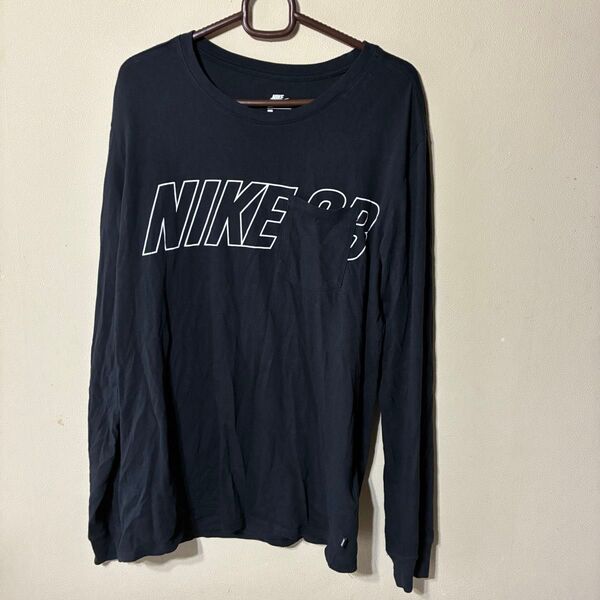 ナイキSB/NIKE SB ロングスリーブシャツ/カットソー【L】黒 長袖