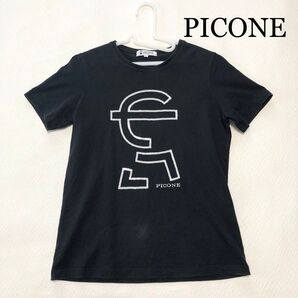 スタジオ ピッコーネ 半袖 Tシャツ スパンコール ブラック Mサイズ