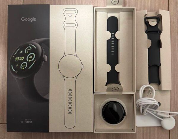 美品 Google pixel Watch 3 45mm/Wi-Fi Obsidian