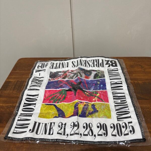 B'z Unite #02 ガチャ ファイバータオル 白