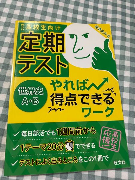 忙しい高校生向け 定期テスト やれば得点できるワーク 世界史A.B 未使用