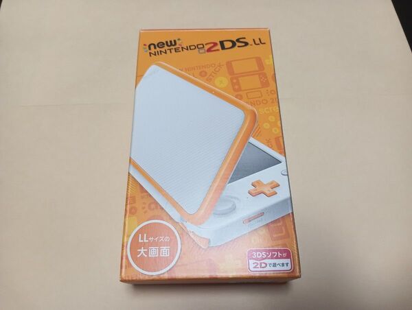 【良品】Newニンテンドー2DS LL ホワイト オレンジ