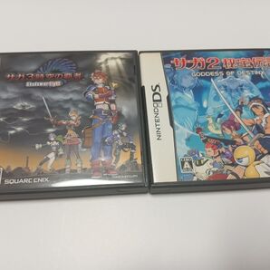 DSソフト★サガ3 時空の覇者 サガ2 秘宝伝説 2本セット