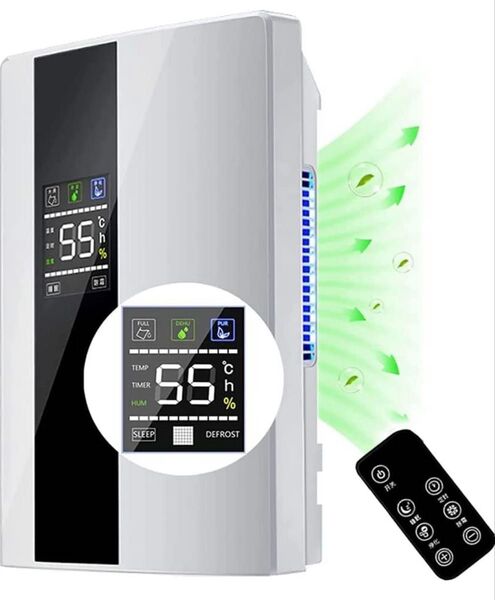 除湿機大容量タンク じょしつき 衣類乾燥機 リモコン LCDディスプレー 省エネ 排水ホース 自動・睡眠モード 24時間切タイマー