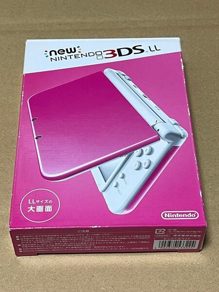 Newニンテンドー3DS LL ピンク×ホワイト USBケーブル付き