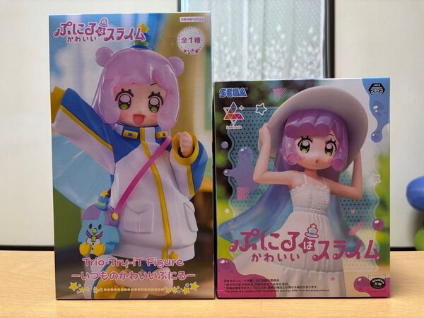 ぷにるはかわいいスライム Trio-Try-iT -いつものかわいいぷにる- Luminasta ぷにる フィギュア2点セット