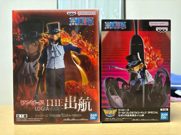 ワンピース THE出航 LOGIA-SABO-ワールドコレクタブルフィギュア サポVS五老星&イム様フィギュア2点セット
