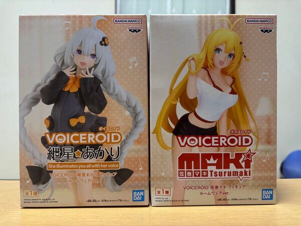 VOICEROID 紲星あかり フィギュア ルームウェアver. 弦巻マキ フィギュア ルームウェアver. フィギュア2点セット