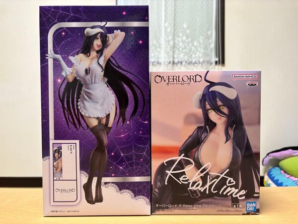 オーバーロード 1/7スケールフィギュアアルベド IF Relax time アルベド フィギュア2点セット