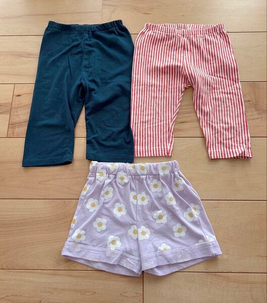 レギンス7分丈 ショートパンツ 100センチ