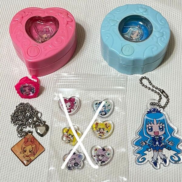 ハートキャッチプリキュア ハッピーセット アクリルキーホルダー 当時物 アクキー グッズ