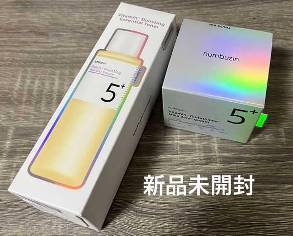 ナンバーズイン numbuzin 5番 白玉点滴グルタチオンCトナー 白玉グルタチオンCメラゼロクリーム 新品未開封