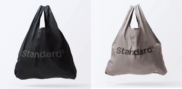Standard Products スタンダードプロダクツ Standardロゴ エコバッグ ブラック グレー