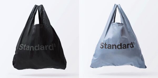 Standard Products スタンダードプロダクツ Standardロゴ エコバッグ ブラック ブルー