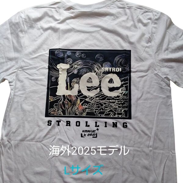 Lee pプリントTシャツ メンズ Lサイズ ホワイト 新品未使用